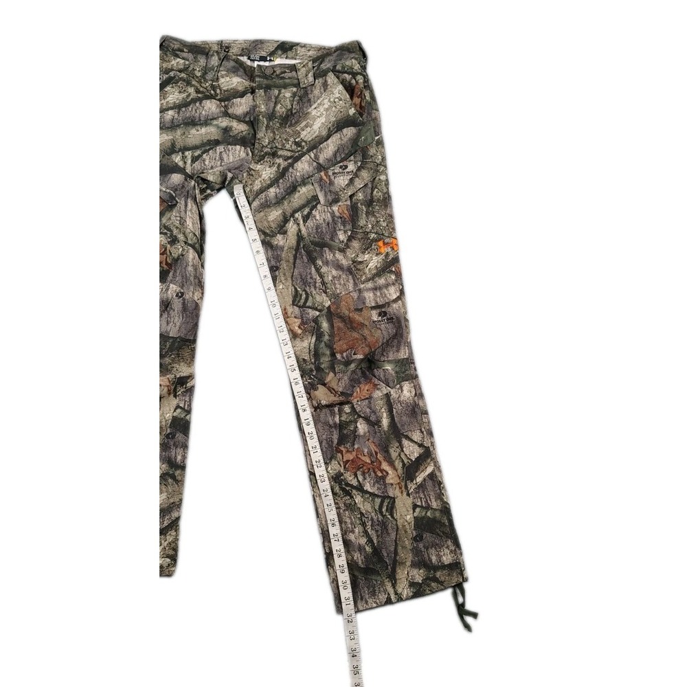 Under Armour Mossy Oak Treestand Camouflage Camo Hunt Camp Pants Mens 32X32 - Picture 12 of 16